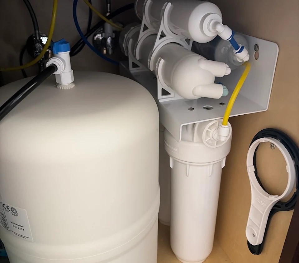 Whale Spout Water system installed at Sandy's home in Phoenix, AZ